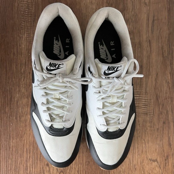 Nike Air Max 1 SE White Black Gum Running Shoes CQ9965-100 Mens Size 11 - Picture 4 of 10